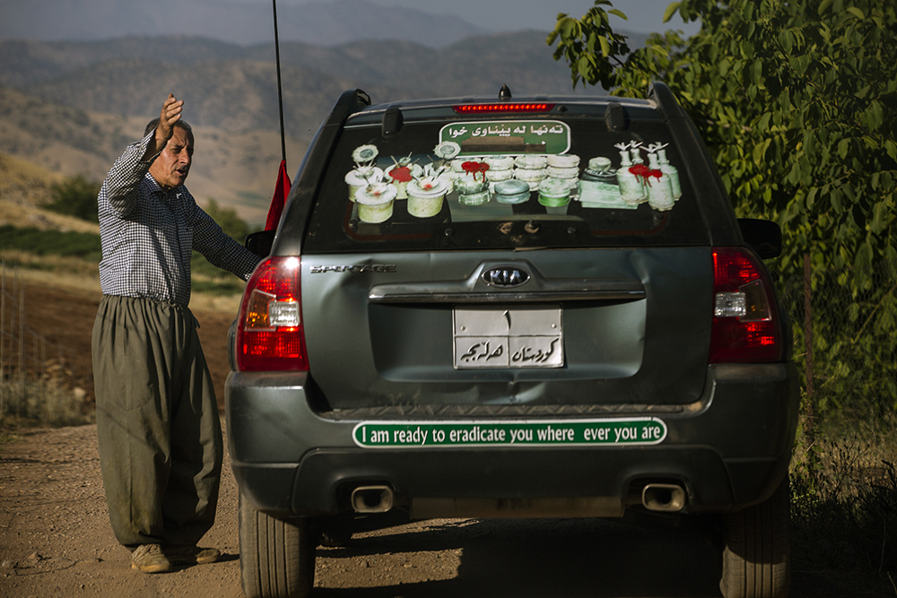Hoshyar Ali landmine deminer in Iraqi Kurdistan