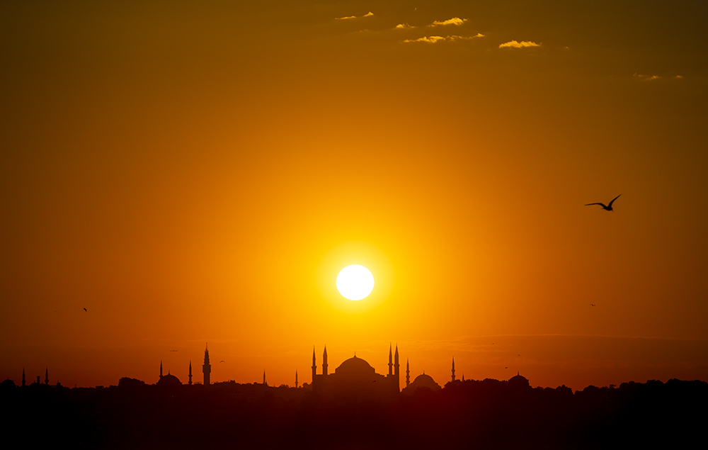 Sunset above Hagia Sophia
