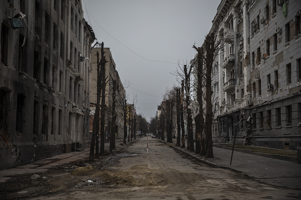 Destruction in Kharkiv