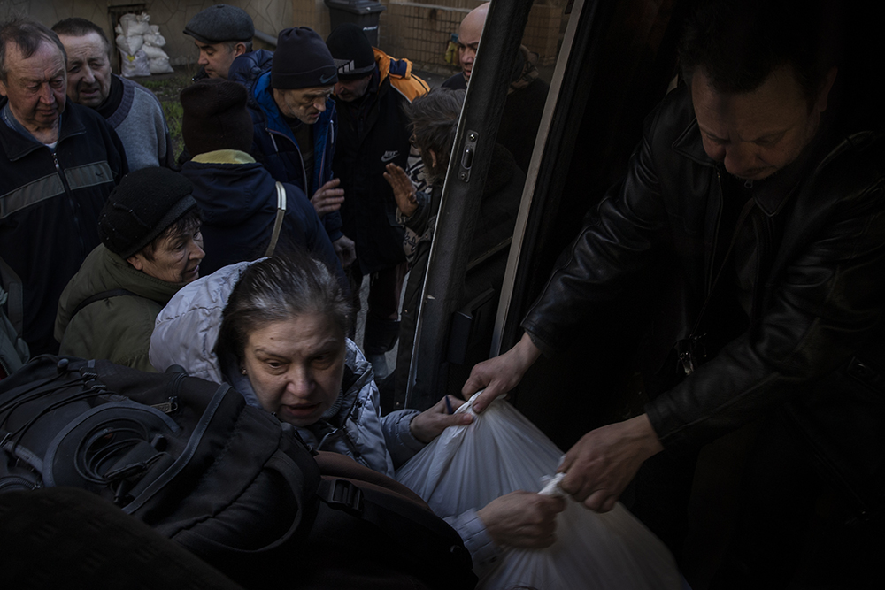 Free aid in Severodonetsk, Ukraine