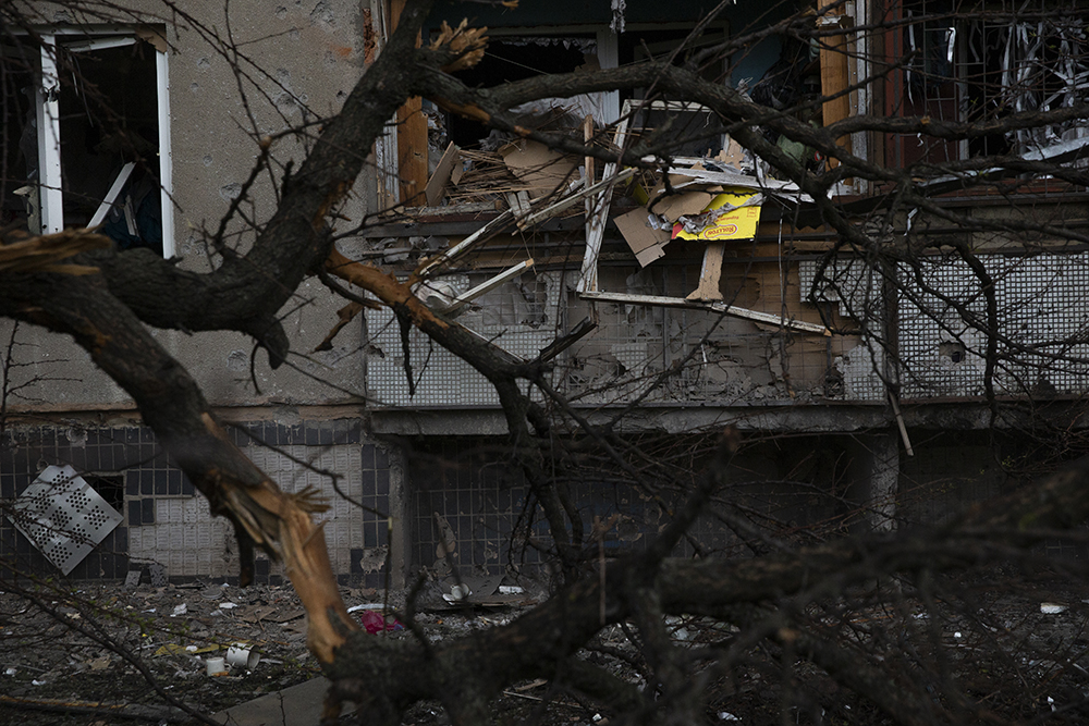 Destruction in Kharkiv April 27
